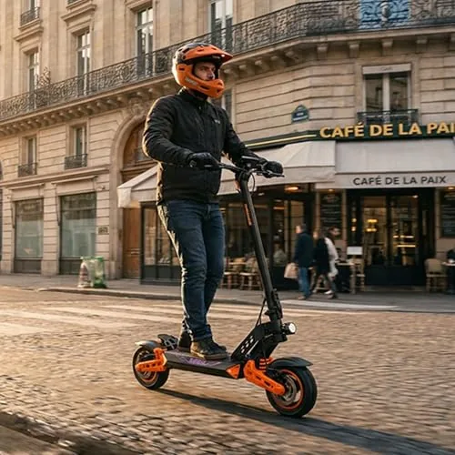 Kamikaze K1 Lite - Patinete eléctrico con motor de 800 W (pi