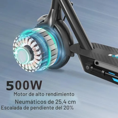 Patinete Electrico Plegable, Potencia Nominal 500W, Autonomí