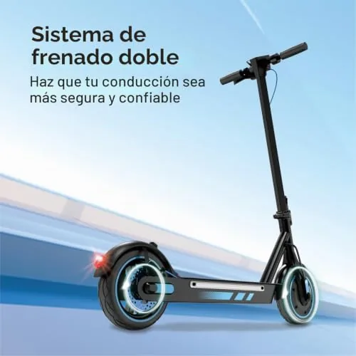 Patinete Electrico Plegable, Potencia Nominal 500W, Autonomí
