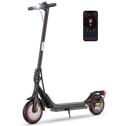 iScooter 8.5" Patinete Eléctrico Adultos Homologado DGT, 500W Motor, Autonomía De 20-25 KM