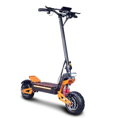 Patinete Electrico Adultos Todoterreno Scooter Eléctrico Rápido Motor Doble 11 Pulgadas Ac