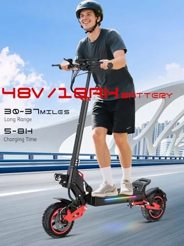 1600W Patinete Eléctrico Adultos Plegable Autonom 45-55KM,48