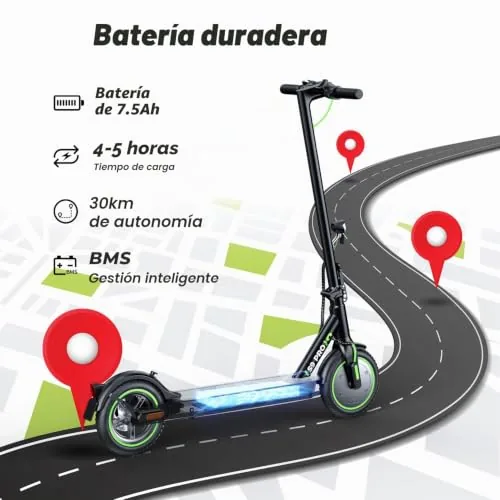 isinwheel S9Pro E Scooter con permiso de circulación, motor 