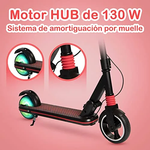 Patinete Eléctrico Niños de 6-12 años de Edad con Pantalla L