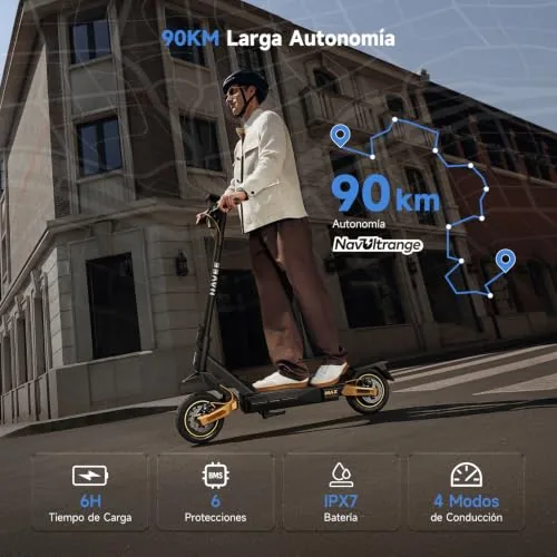 NAVEE S Serie Patinete Eléctrico Adultos Homologado DGT, Aut