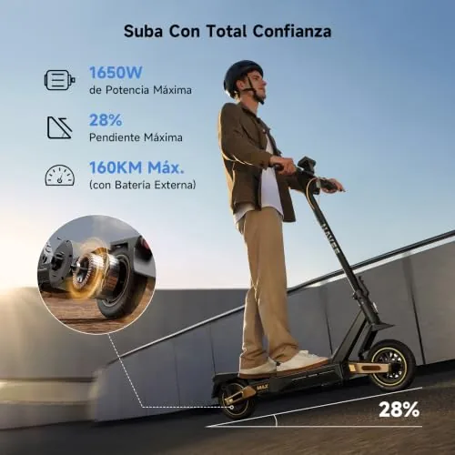 NAVEE S Serie Patinete Eléctrico Adultos Homologado DGT, Aut
