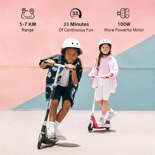 iScooter Patinete eléctrico para niños con Ruedas Delanteras