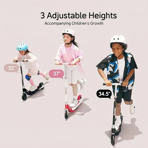 iScooter Patinete eléctrico para niños con Ruedas Delanteras