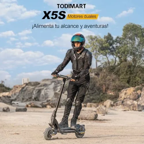 TODIMART Patinete Eléctrico Adultos, 2000W de Potencia, Auto
