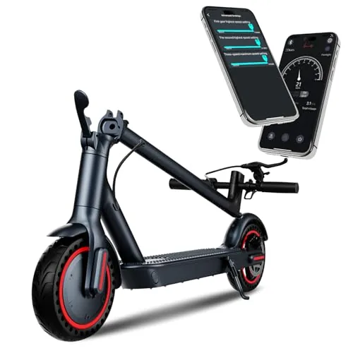 Patinete Eléctrico Adulto Ultraligero Plegable, Motor 250W-500W, Autonomía 30KM Velocidad 