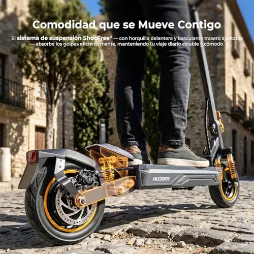 Patinete Eléctrico Ausom K20, 70km Autonomía, Batería 48V 13