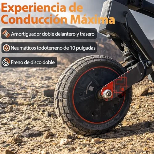 Kukirin Patinete Eléctrico Adultos Todoterreno,Patin Electri