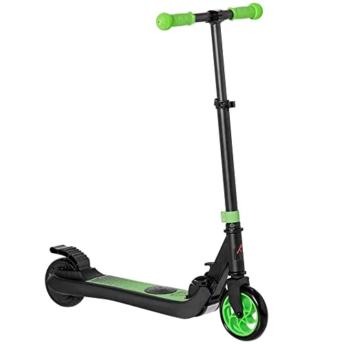 HOMCOM E-Scooter 120W Motor para Edad 6+ Autonomía 6 km Verde+Blanco