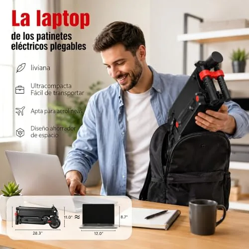 HX X6/X8 Patinete Eléctrico Adulto, Batería Extraíble, Motor