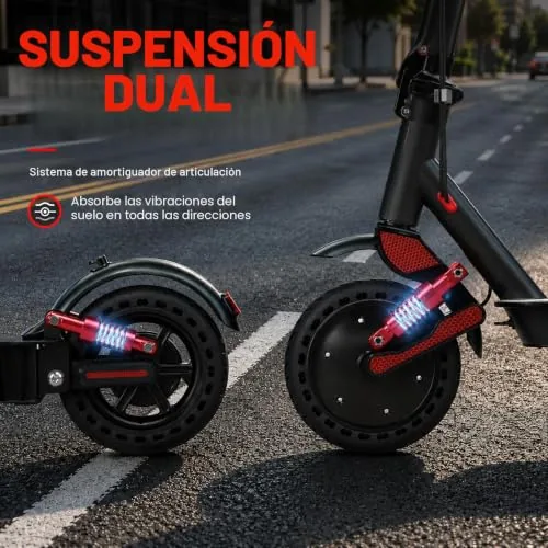 HX D06 Patinete Eléctrico para Adultos Plegable, Motor de 50