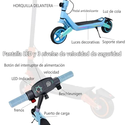 Patinete eléctrico para niños, Patinete eléctrico de Doble s