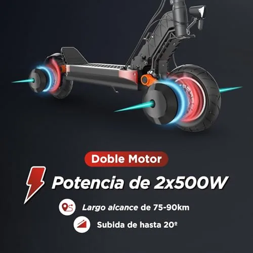 Joyor S-Pro- Patinete eléctrico Todoterreno para Adultos - A