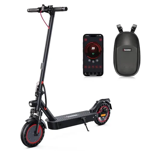 iScooter 10" Patinete Eléctrico Adultos Homologado DGT, 500W Motor, Autonomía De 30-40 KM,