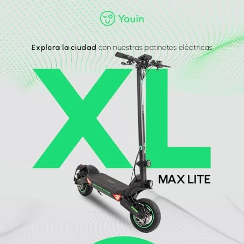 Youin Patinete Eléctrico XL MAX Lite - Potencia 1200W - Velo