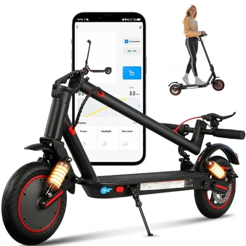 Patinete Eléctrico Adultos 350W, Velocidad Máx 25 km/h, Autonomía 25-30 km, Ruedas Antipin