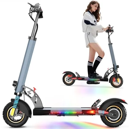 Patinete Eléctrico 500W, Batería 48V/12.5Ah, Autonomía 25-30KM, Velocidad Máx 25KM/H, Fren