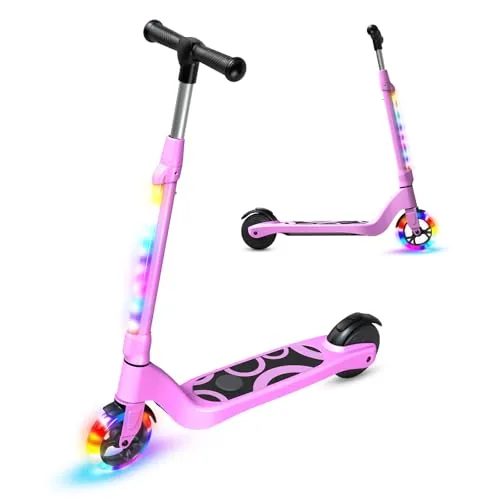 Patinete TST para niños de 6 a 10 años, patinete eléctrico de 5.3 pulgadas para niños con 