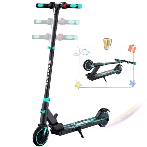 RCB TECH Patinete Eléctrico Niños (8-12-16 años) - Patinete eléctrico Plegable para niños 