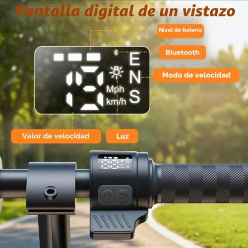 iScooter Patinete eléctrico para niños de 8 a 14 años, 250 W