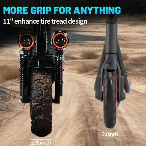 11" Patinete Eléctrico Adulto Todo Terreno Scooter - Autonom