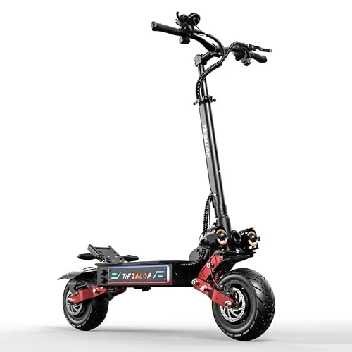 TIFGALOP Patinete Eléctrico CL8 para Adultos, Neumáticos Todoterreno de 11 Pulgadas, Motor