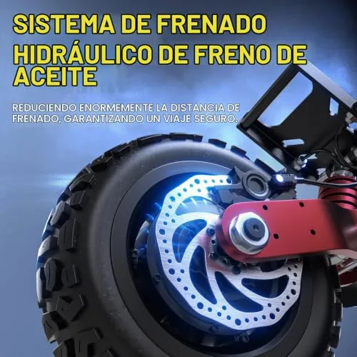 TIFGALOP Patinete Eléctrico CL8 para Adultos, Neumáticos Tod