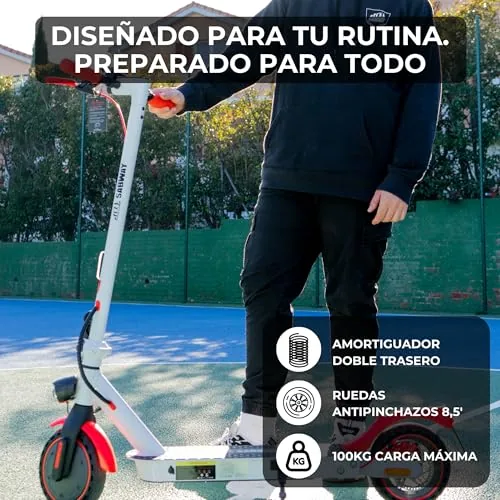 Patinete Eléctrico Adulto Homologado DGT - Neumáticos Antipi
