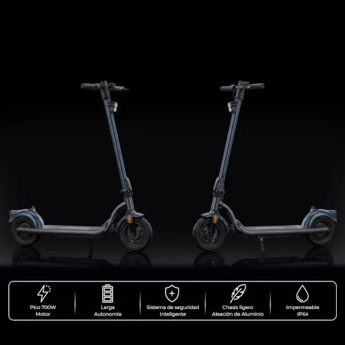 N5 Patinete Eléctrico con Tracción Trasera Neumático 10" con