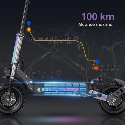 RAYI T90 Patinete Eléctrico para Adultos Todoterreno Potente