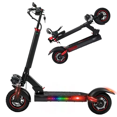 Patinete Eléctrico Adultos 10" Off Road, Plegable con Batería 48V 15Ah Autonomía Larga, Ve