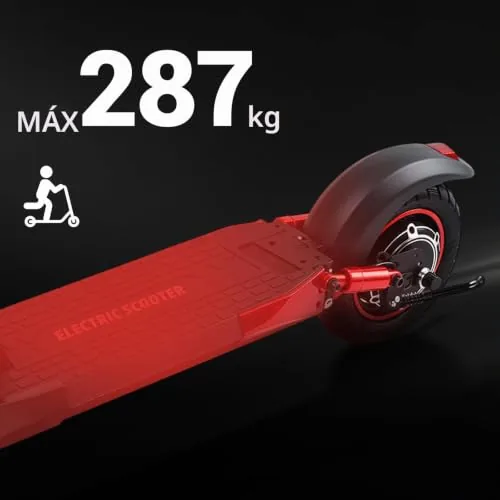 Patinete Eléctrico Adultos 10" Off Road, Plegable con Baterí
