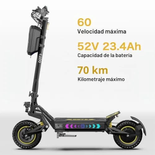 RAYI T10 Patinete Eléctrico Todoterreno para Adultos
