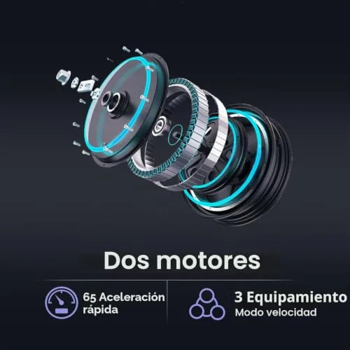 Rayi T30 - Patinete eléctrico para adulto, potente, batería 