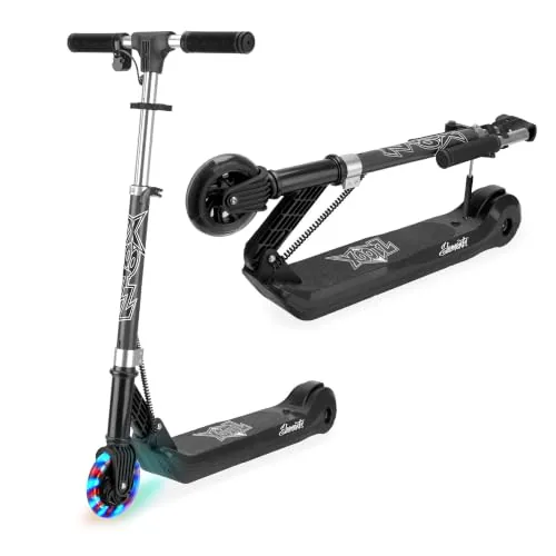 Xootz Kids Elements - Patinete eléctrico Plegable, Rueda con luz LED y Manillar Plegable
