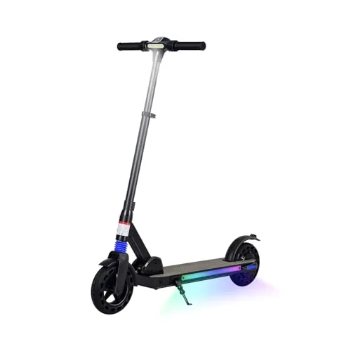 Patinete Eléctrico para Niños 8-16 Años - Scooter Infantil Plegable con Pantalla LED, 20KM