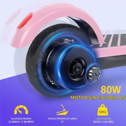 Scooter eléctrico para niños 6-12 años,Scooter eléctrico Ple