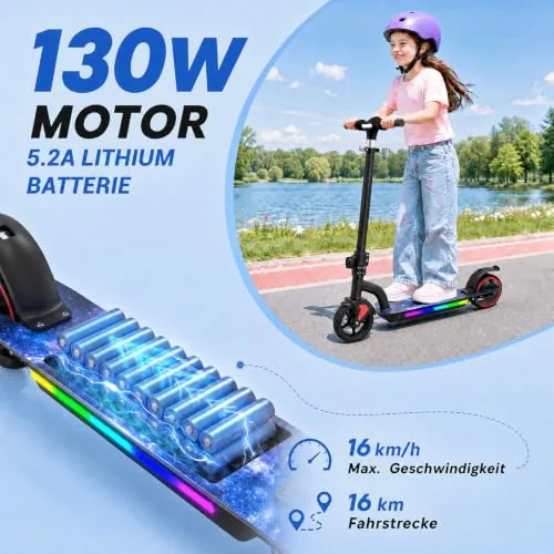 Scooter eléctrico para niños edad 6-16