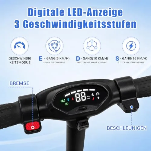 Scooter eléctrico para niños edad 6-16