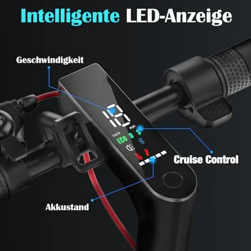 Patinete eléctrico con permiso de circulación ABE, carga de 