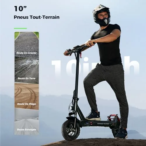 iScooter Patinete Electrico Adultos con Cerraduras Electróni