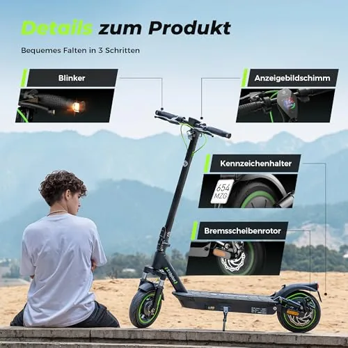 Patinete eléctrico con homologación de Carretera hasta 60 km