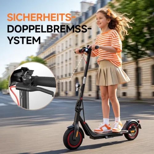iScooter Patinete eléctrico infantil para niños de 10 a 16 a