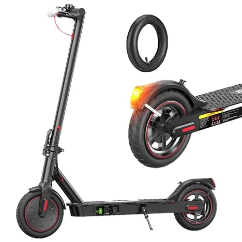 iScooter 8.5" Patinete Electrico Plegable para Adolescentes Y Adultos, Motor de 350W, Auto