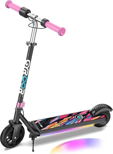 Gyroor Patinete eléctrico para niños de 6 a 12 años, Motor de 150 W, para niños, 10/13/16 