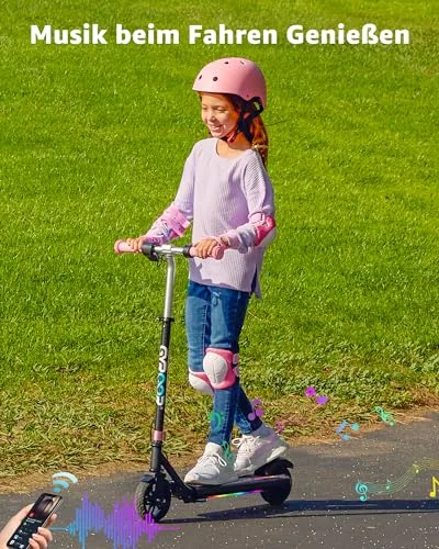 Gyroor Patinete eléctrico para niños de 6 a 12 años, Motor d